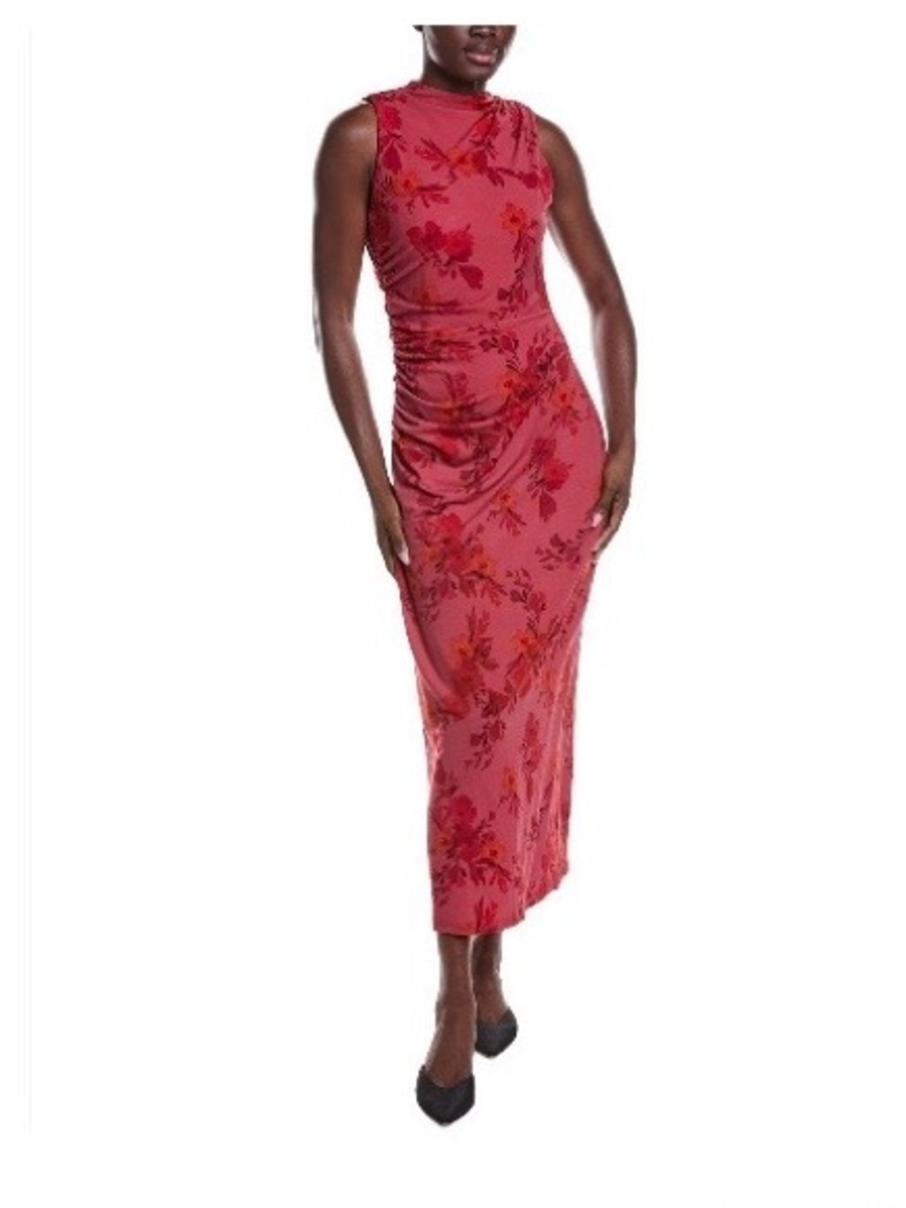 Red Floral dress size 12 Laundry by Shelli Segal